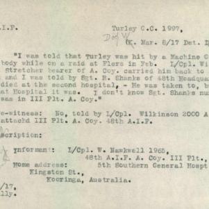 Soldier packet page