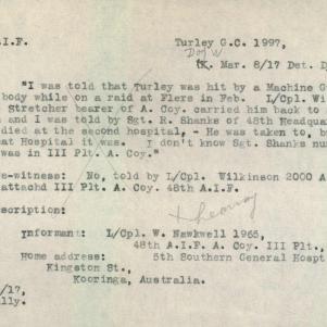 Soldier packet page