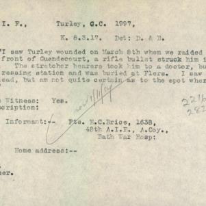 Soldier packet page