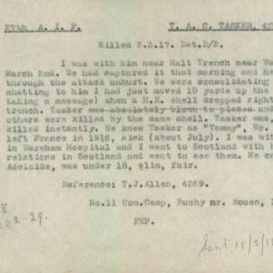 Soldier packet page