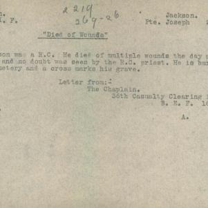 Soldier packet page