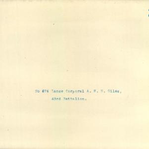 Soldier packet page