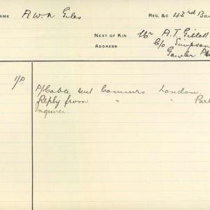 Soldier packet page