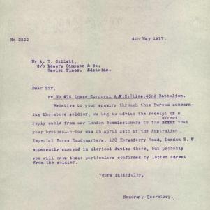 Soldier packet page