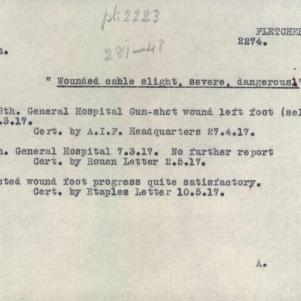 Soldier packet page
