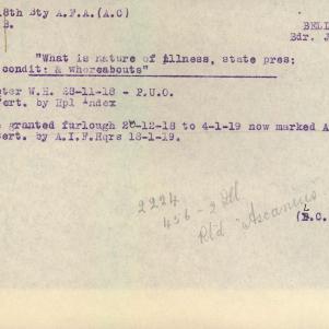 Soldier packet page