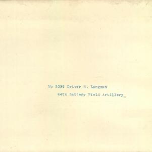 Soldier packet page