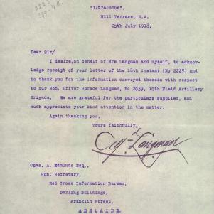 Soldier packet page