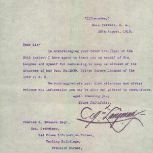 Soldier packet page