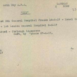 Soldier packet page