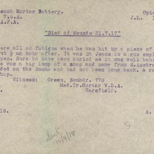 Soldier packet page