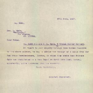 Soldier packet page