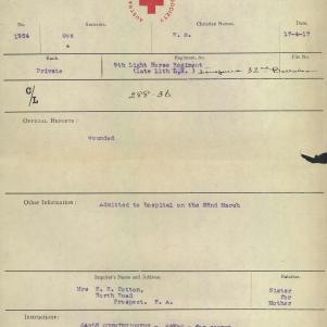 Soldier packet page