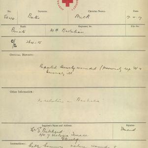 Soldier packet page