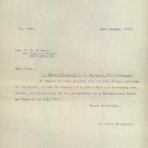 Soldier packet page