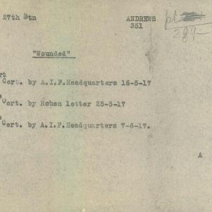 Soldier packet page