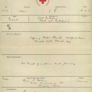 Soldier packet page