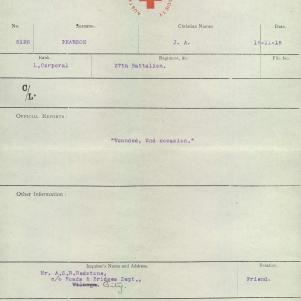 Soldier packet page