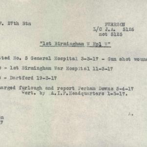 Soldier packet page