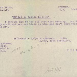 Soldier packet page