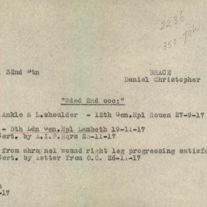 Soldier packet page
