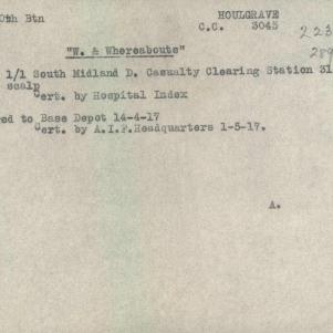Soldier packet page