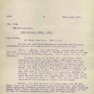 Soldier packet page