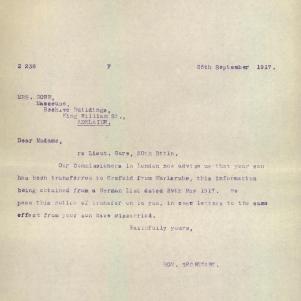 Soldier packet page