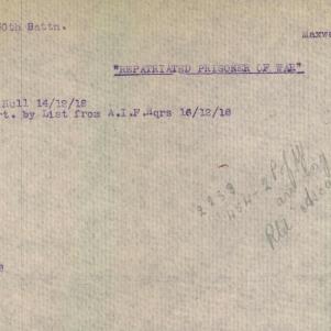 Soldier packet page
