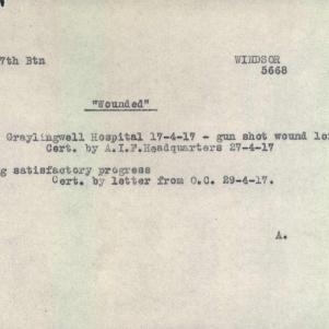 Soldier packet page