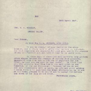 Soldier packet page