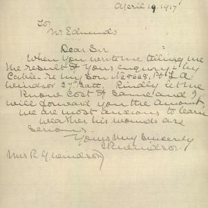 Soldier packet page