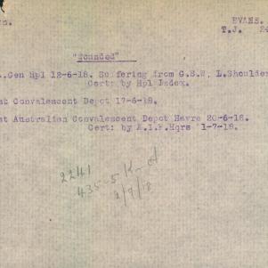 Soldier packet page