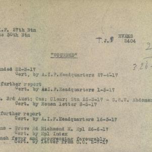 Soldier packet page