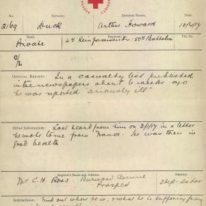 Soldier packet page