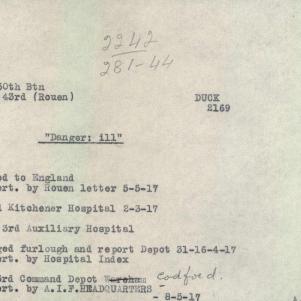 Soldier packet page
