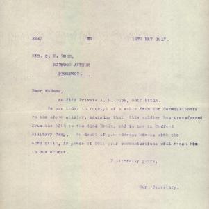 Soldier packet page
