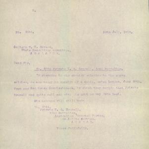 Soldier packet page
