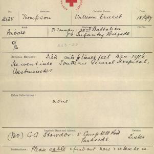 Soldier packet page