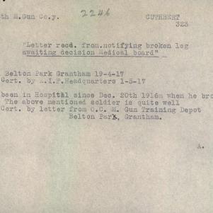 Soldier packet page