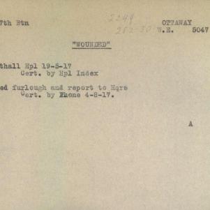 Soldier packet page