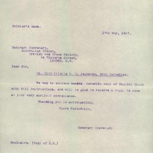 Soldier packet page