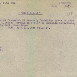 Soldier packet page