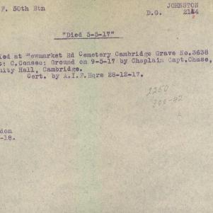 Soldier packet page