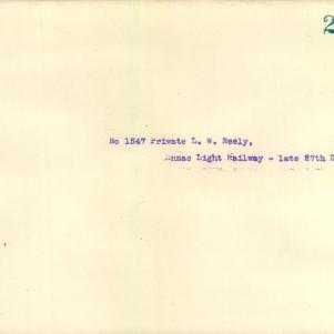 Soldier packet page
