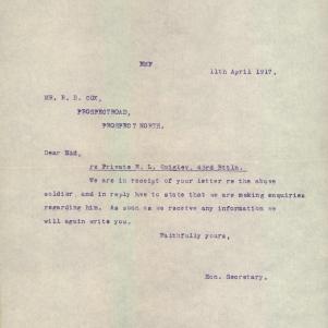 Soldier packet page