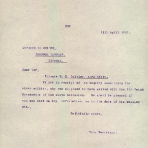 Soldier packet page