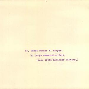 Soldier packet page