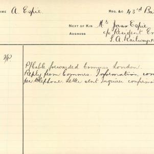 Soldier packet page