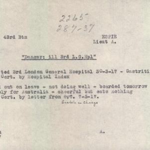Soldier packet page